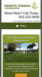 Mobile Screenshot of desertclassiclandscaping.com